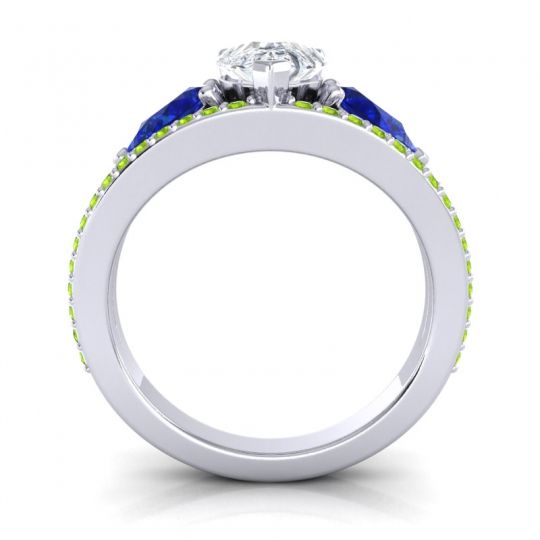 Modern Pave Pear Vatama Ring