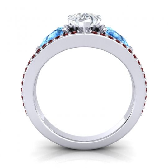 Modern Pave Pear Vatama Ring