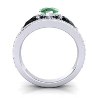 Modern Pave Pear Vatama Ring