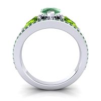 Modern Pave Pear Vatama Ring
