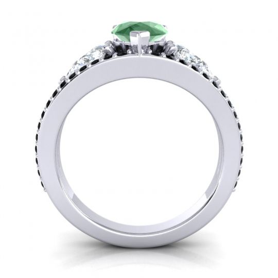 Modern Pave Pear Vatama Ring