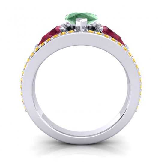 Modern Pave Pear Vatama Ring