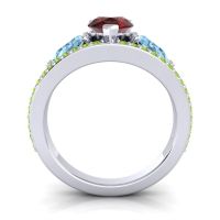 Modern Pave Pear Vatama Ring