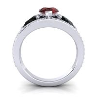 Modern Pave Pear Vatama Ring