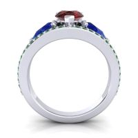 Modern Pave Pear Vatama Ring