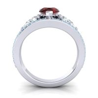 Modern Pave Pear Vatama Ring