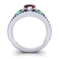 Modern Pave Pear Vatama Ring