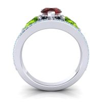 Modern Pave Pear Vatama Ring