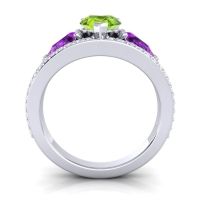 Modern Pave Pear Vatama Ring