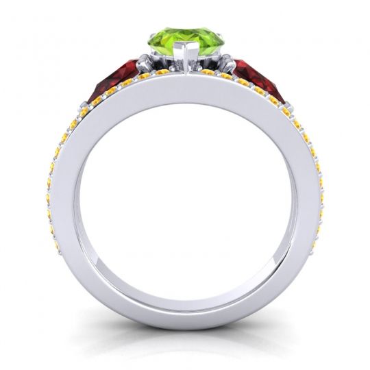 Modern Pave Pear Vatama Ring