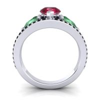 Modern Pave Pear Vatama Ring