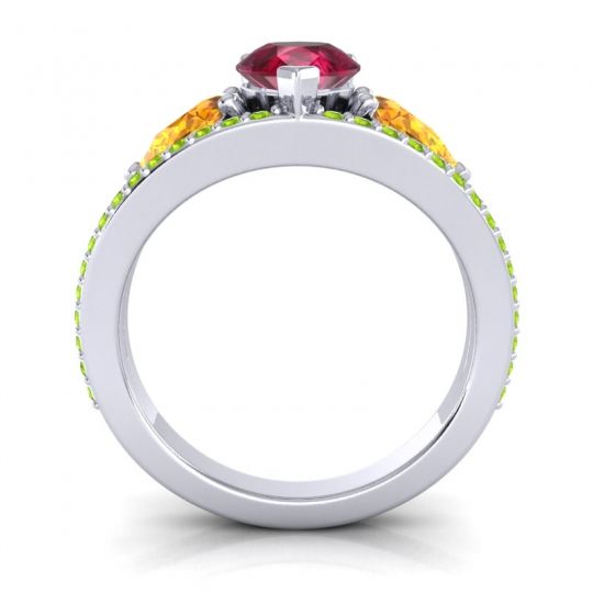 Modern Pave Pear Vatama Ring