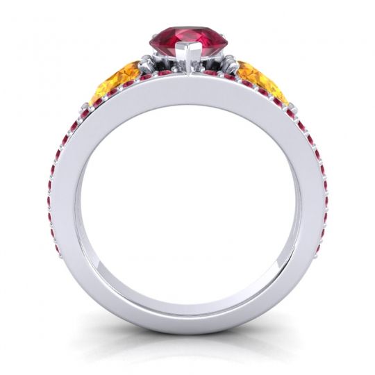 Modern Pave Pear Vatama Ring