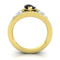 Modern Pave Pear Vatama Ring