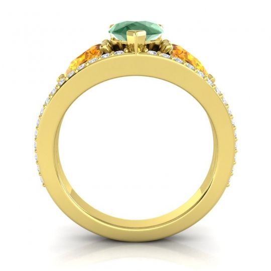 Modern Pave Pear Vatama Ring