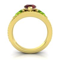 Modern Pave Pear Vatama Ring