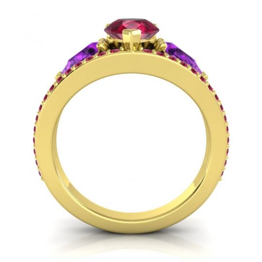 Modern Pave Pear Vatama Ring