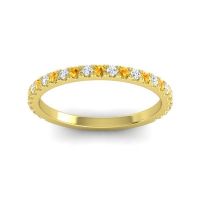 Three Quarter Eternity Ahava Band