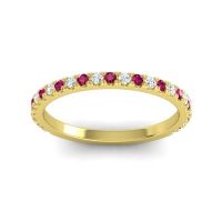 Three Quarter Eternity Ahava Band