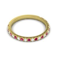 Three Quarter Eternity Ahava Band