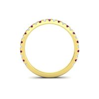 Three Quarter Eternity Ahava Band