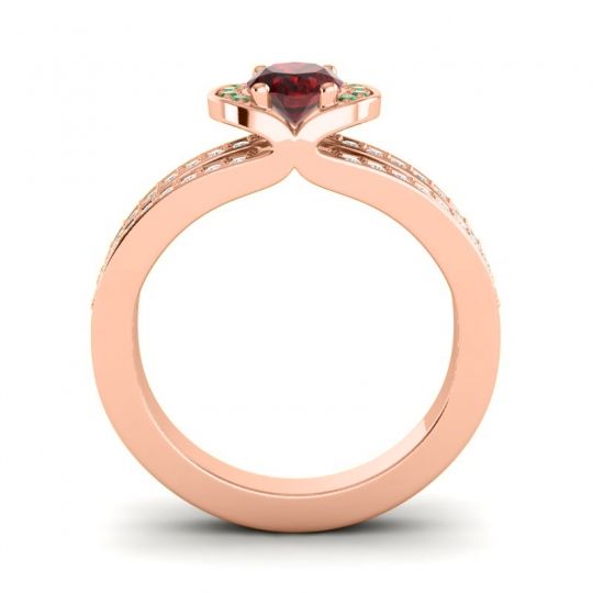 Halo Oval Pave Kaza Ring, 7x5mm