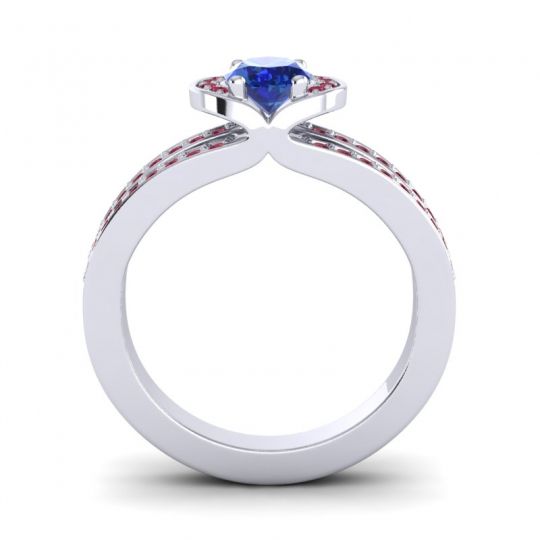 Halo Oval Pave Kaza Ring, 7x5mm