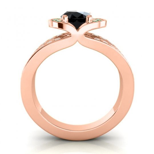Halo Oval Pave Kaza Ring, 8x6mm