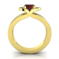 Halo Oval Pave Kaza Ring, 8x6mm