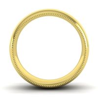 Men's Milgrain Edge 8mm Band