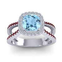 Halo Cushion Pave Daman Ring