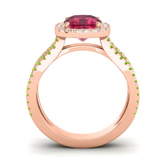 Halo Cushion Pave Daman Ring