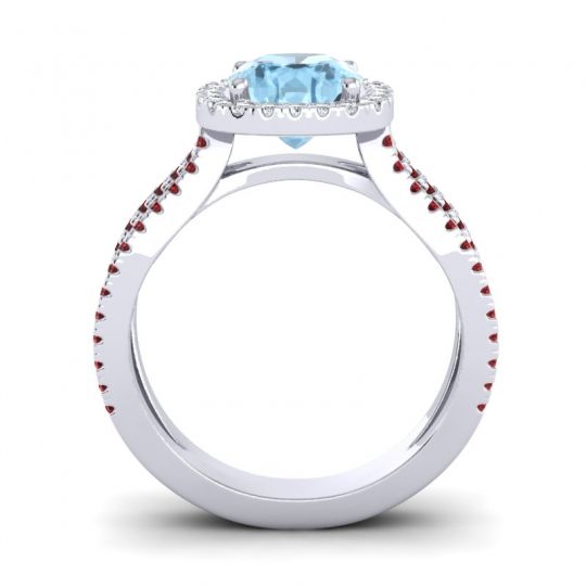 Halo Cushion Pave Daman Ring