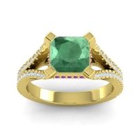 Modern Pave Princess Pada Ring