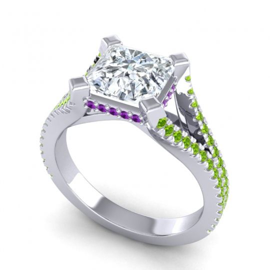 Modern Pave Princess Pada Ring