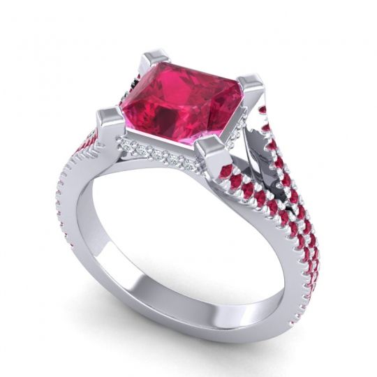 Modern Pave Princess Pada Ring