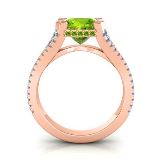 Modern Pave Princess Pada Ring