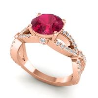 Modern Pave Yuja Ring