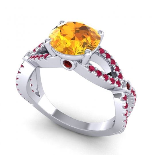 Modern Pave Yuja Ring