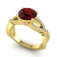 Modern Pave Yuja Ring