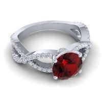 Modern Pave Yuja Ring