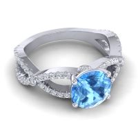 Modern Pave Yuja Ring