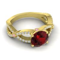 Modern Pave Yuja Ring