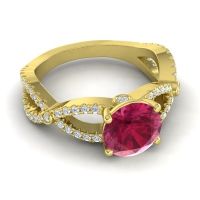 Modern Pave Yuja Ring