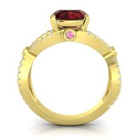 Modern Pave Yuja Ring