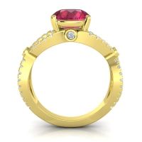 Modern Pave Yuja Ring