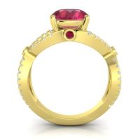 Modern Pave Yuja Ring