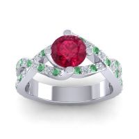 Modern Pave Zakhin Ring