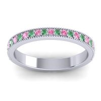 Half Eternity Milgrain Usyala Band