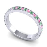 Half Eternity Milgrain Usyala Band